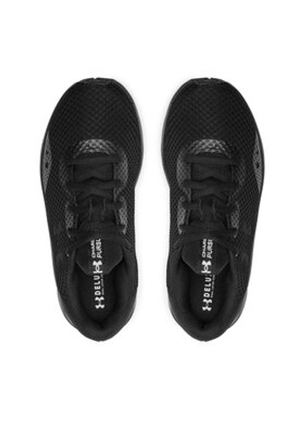Under Armour Buty do biegania Ua W Charged Pursuit 3 3024889-002 Czarny. Kolor: czarny. Materiał: materiał