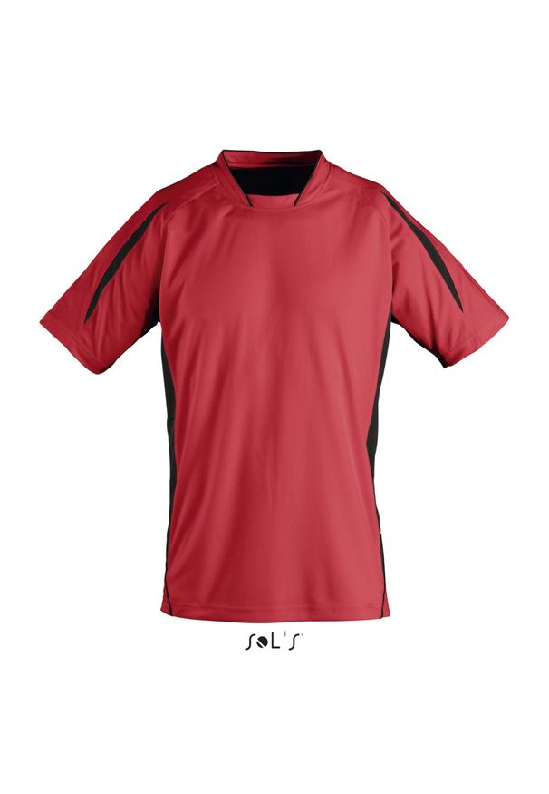 SOL'S - Koszulka dla dzieci Sol's Maracana 2 Ssl. Kolor: wielokolorowy, czarny, czerwony. Sport: piłka nożna