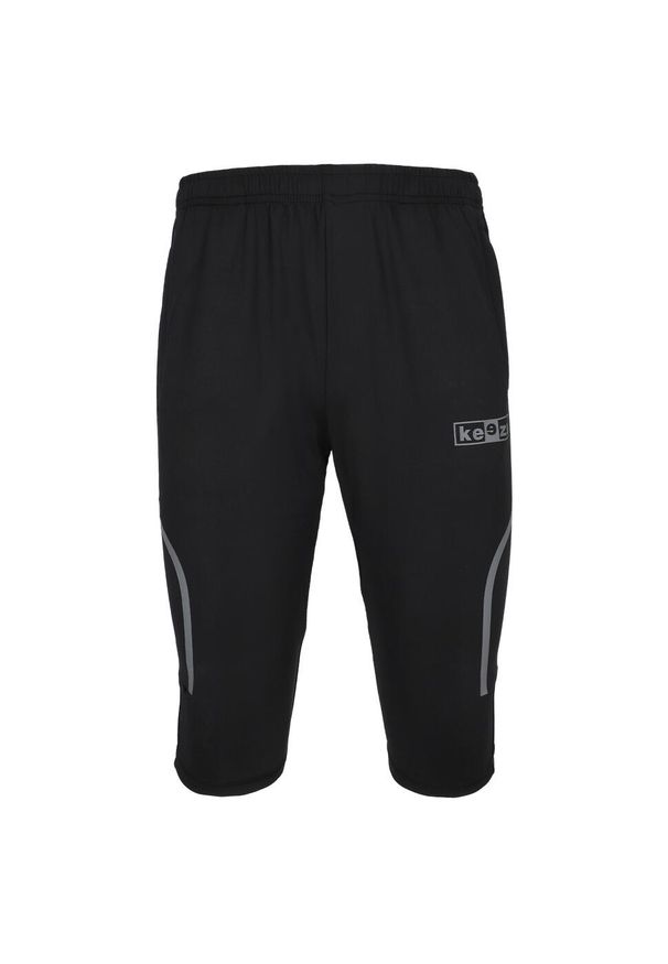KEEZA - Spodnie treningowe Keeza Totti 3/4. Kolor: czarny