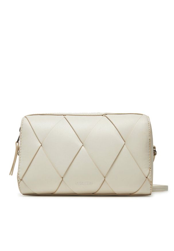 Calvin Klein Torebka Ck Woven Camera Bag K60K613002 Écru. Materiał: skórzane