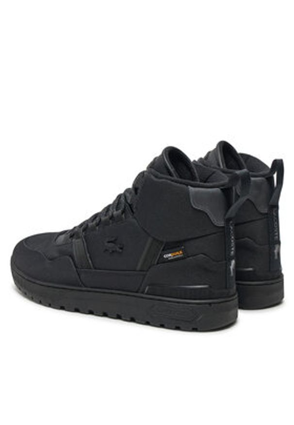 Lacoste Sneakersy T-Clip Mid Trainers 7-48SMA0040 Czarny. Kolor: czarny. Materiał: materiał