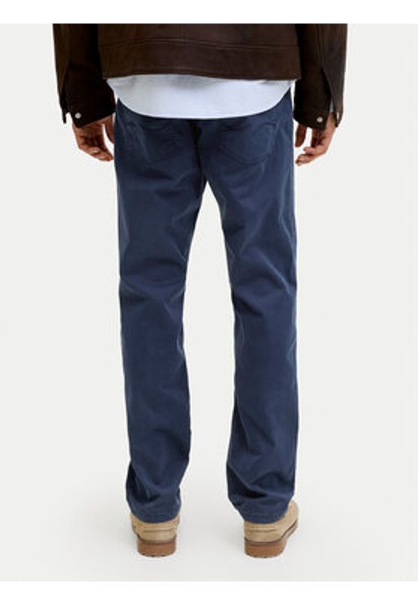 Jack & Jones Spodnie materiałowe Clark Finn 12293328 Granatowy Regular Fit. Kolor: niebieski. Materiał: bawełna