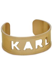 Karl Lagerfeld - KARL LAGERFELD Bransoletka 226W3959 Złoty. Materiał: złote. Kolor: złoty #1