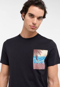 Męski T-Shirt Mustang Style Austin Jet Black 1016270 4188 #9