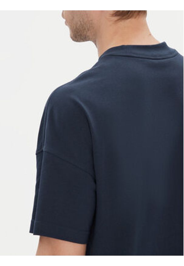 Adidas - adidas T-Shirt ALL SZN JX5080 Granatowy Loose Fit. Kolor: niebieski. Materiał: bawełna