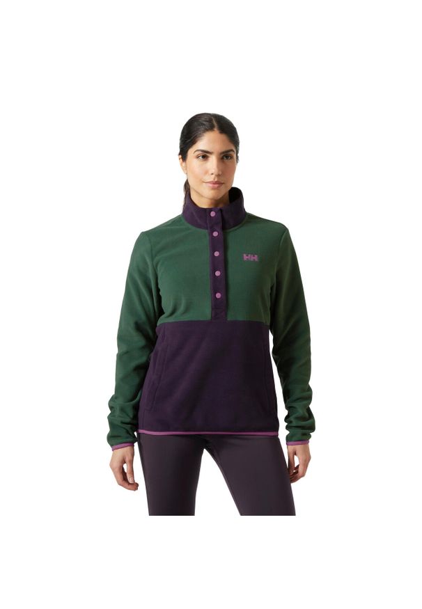 Damski polar Helly Hansen Daybreaker Snap. Kolor: czarny. Materiał: polar. Sport: turystyka piesza