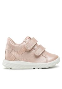 ecco - ECCO Sneakersy Sp.1 Lite Infant 72412101118 Różowy. Kolor: różowy. Materiał: skóra