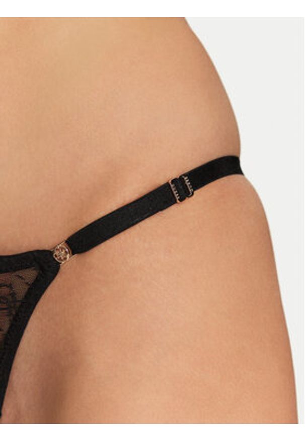 Guess Stringi O5RE10 KCLB0 Czarny. Kolor: czarny. Materiał: materiał, poliamid
