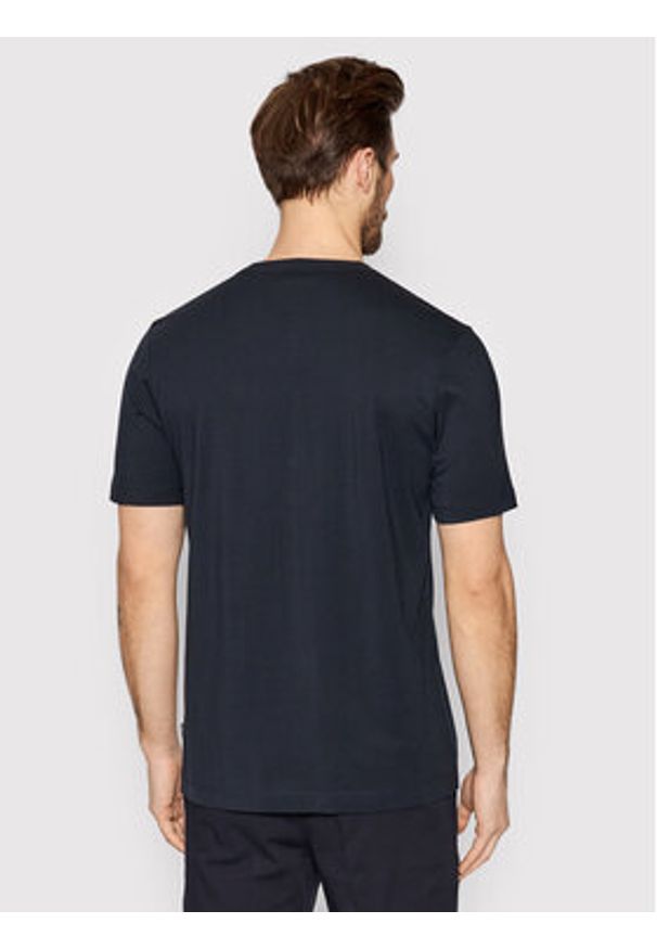 BOSS - Boss T-Shirt Thompson 02 50468972 Granatowy Regular Fit. Kolor: niebieski. Materiał: bawełna