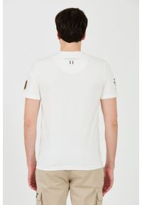 Aeronautica Militare - AERONAUTICA MILITARE Biały męski t-shirt Short Sleeve, Rozmiar M. Kolor: biały #4