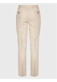 MANUEL RITZ - Manuel Ritz Spodnie materiałowe 3432P1648L 233279 Beżowy Regular Fit. Kolor: beżowy. Materiał: len #3