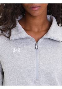 Under Armour Bluza Ua Rival 1379492 Szary Loose Fit. Kolor: szary. Materiał: bawełna #3