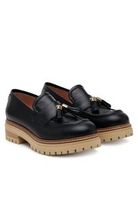 Pollini Loafersy SA10144G1MTC0000 Czarny. Kolor: czarny. Materiał: skóra #5