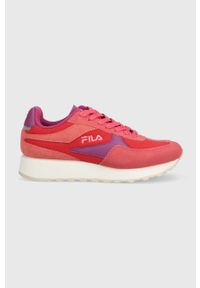 Fila sneakersy Soulrunner kolor czerwony. Nosek buta: okrągły. Zapięcie: sznurówki. Kolor: czerwony. Materiał: guma. Obcas: na platformie #1