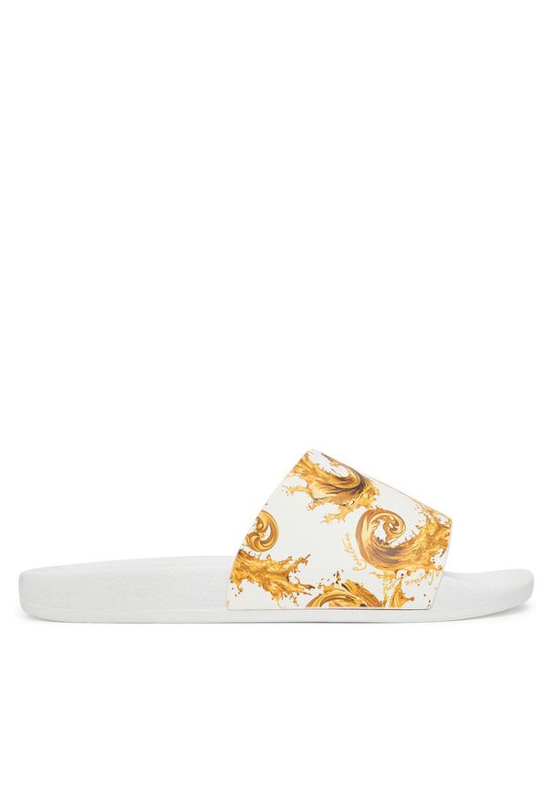 Klapki Versace Jeans Couture. Kolor: biały