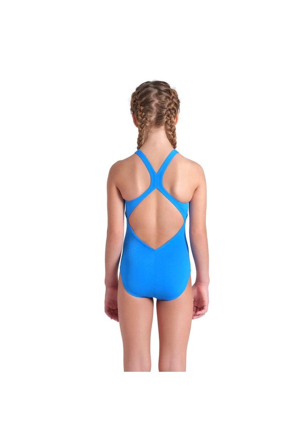 Arena - Strój Kąpielowy Dziewczęcy Multi Colours Swimsuit V Back. Kolor: niebieski