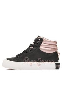 Pepe Jeans Sneakersy PGS30595 Czarny. Kolor: czarny