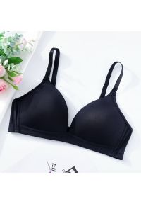 Intica - Biustonosz modelujący bez fiszbin na co dzień i specjalne okazje Zhelezna. Kolor: czarny. Materiał: materiał #1