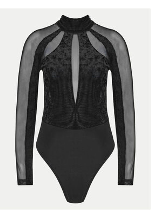 Haveone Body BMA-M024 Czarny Slim Fit. Kolor: czarny. Materiał: syntetyk