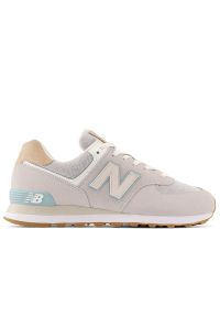 Buty New Balance U574SG2 - szare. Kolor: szary. Materiał: skóra, zamsz, syntetyk, guma, materiał. Szerokość cholewki: normalna. Model: New Balance 574