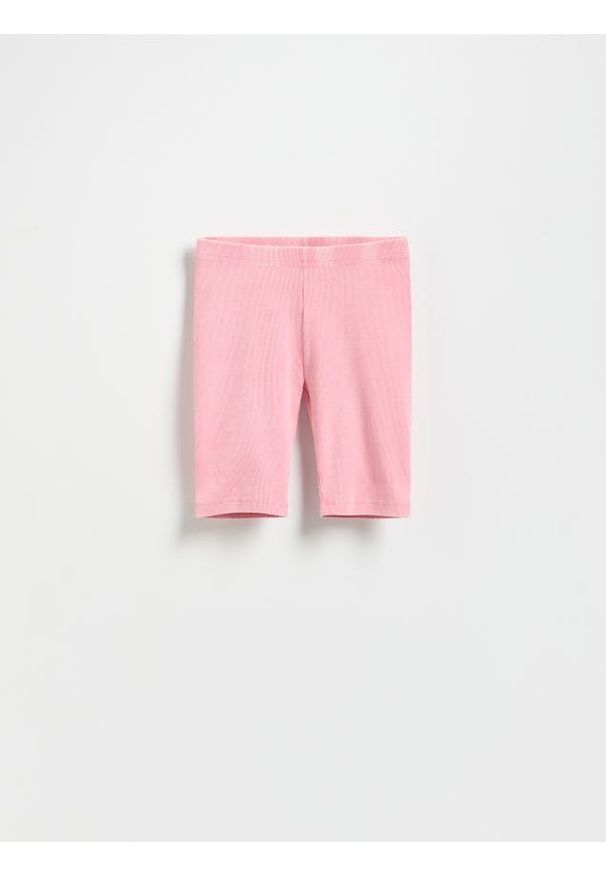 Reserved - Bawełniane kolarki - różowy. Kolor: różowy. Materiał: bawełna