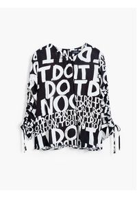 Desigual Bluzka 25SWBW04 Czarny Regular Fit. Kolor: czarny. Materiał: wiskoza #5
