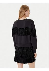 DKNY Bluza P5GH7XQE Czarny Relaxed Fit. Kolor: czarny. Materiał: syntetyk