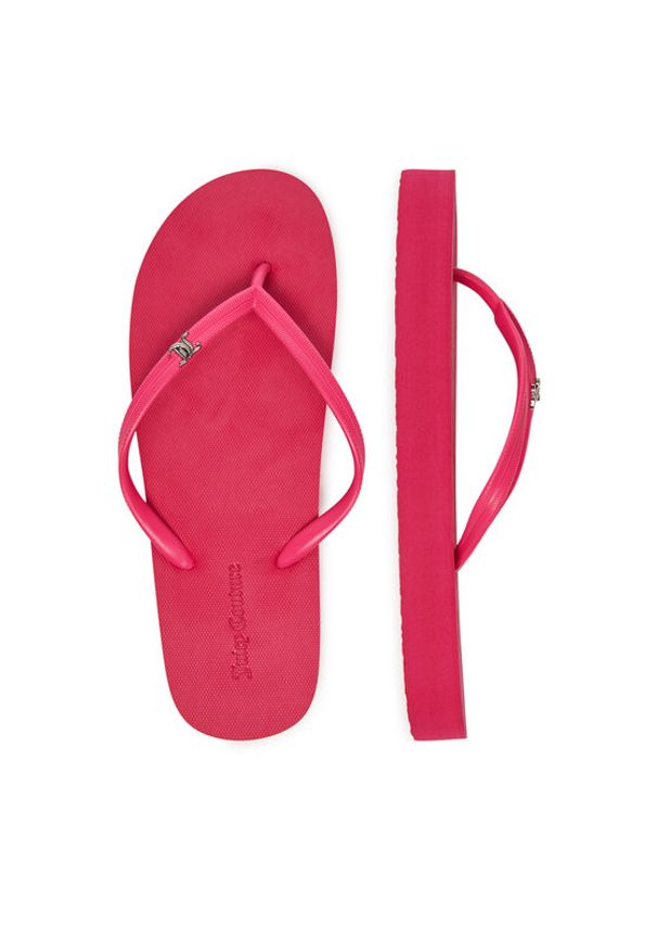 Juicy Couture Japonki 800289 Różowy. Kolor: różowy. Materiał: syntetyk