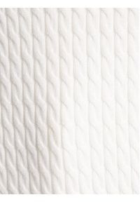 TOMMY HILFIGER - Tommy Hilfiger Sweter Fine WW0WW44993 Écru Regular Fit. Materiał: bawełna #4