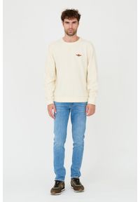 Aeronautica Militare - AERONAUTICA MILITARE Beżowa męska bluza, Rozmiar L. Kolor: beżowy #2