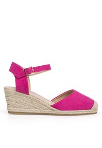 Jenny - JENNY Espadryle WYL2610-2 Różowy. Kolor: różowy. Materiał: materiał