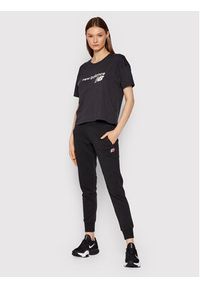 New Balance T-Shirt WT03805 Czarny Relaxed Fit. Kolor: czarny. Materiał: bawełna