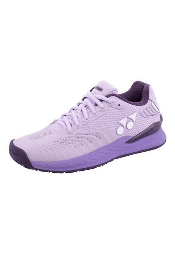 YONEX - Buty do chodzenia damskie Yonex Power Cushion Eclipsion 4. Zapięcie: sznurówki. Kolor: wielokolorowy, fioletowy. Materiał: guma, materiał, syntetyk. Szerokość cholewki: normalna. Sport: turystyka piesza