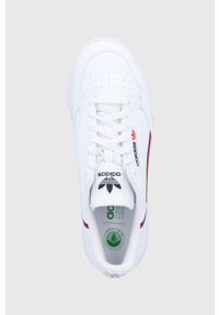 adidas Originals buty Continental 80 Vegan kolor biały. Nosek buta: okrągły. Zapięcie: sznurówki. Kolor: biały. Materiał: guma #4