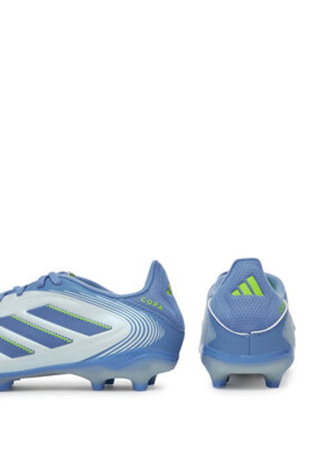Adidas - adidas Buty do piłki nożnej Copa Pure 3 League Firm/Multi-Ground IE1195 Niebieski. Kolor: niebieski. Materiał: skóra