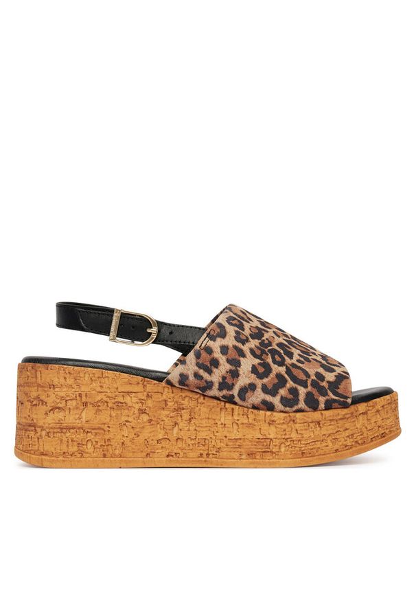 Sandały Tamaris. Kolor: brązowy