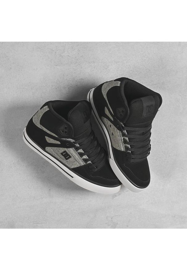 DC Shoes - Buty na deskorolkę męskie DC Pure High-Top. Kolor: czarny. Sport: skateboard