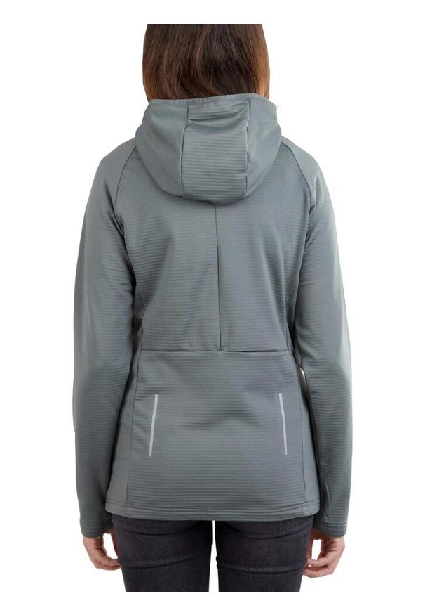 FUNDANGO - Sweter polarowy damski Fundango Share Hooded Fleece. Kolor: zielony. Materiał: polar