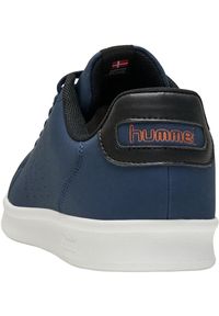 Syntetyczne trenery z niską górą Hummel Busan Nubuck. Kolor: niebieski. Materiał: syntetyk, nubuk #2