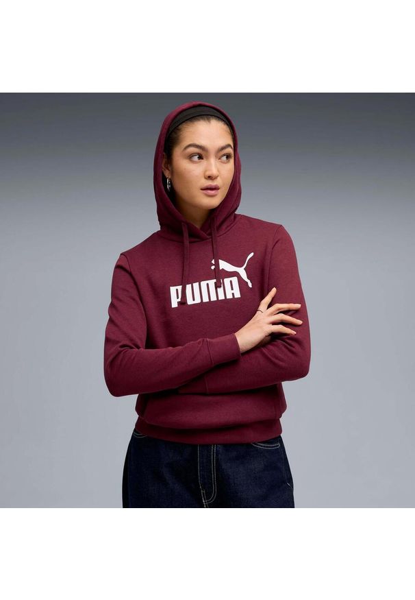 Puma Ess No. 1 Logo Hoodie Fl (S) Damskie. Kolor: czerwony. Sport: bieganie