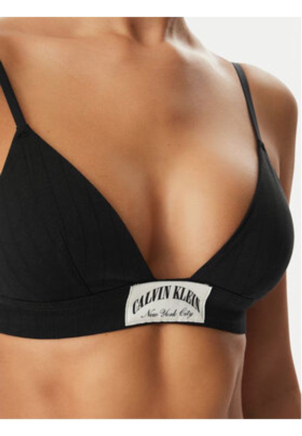 Calvin Klein Underwear Biustonosz braletka LV00QF8886 Czarny. Kolor: czarny. Materiał: bawełna