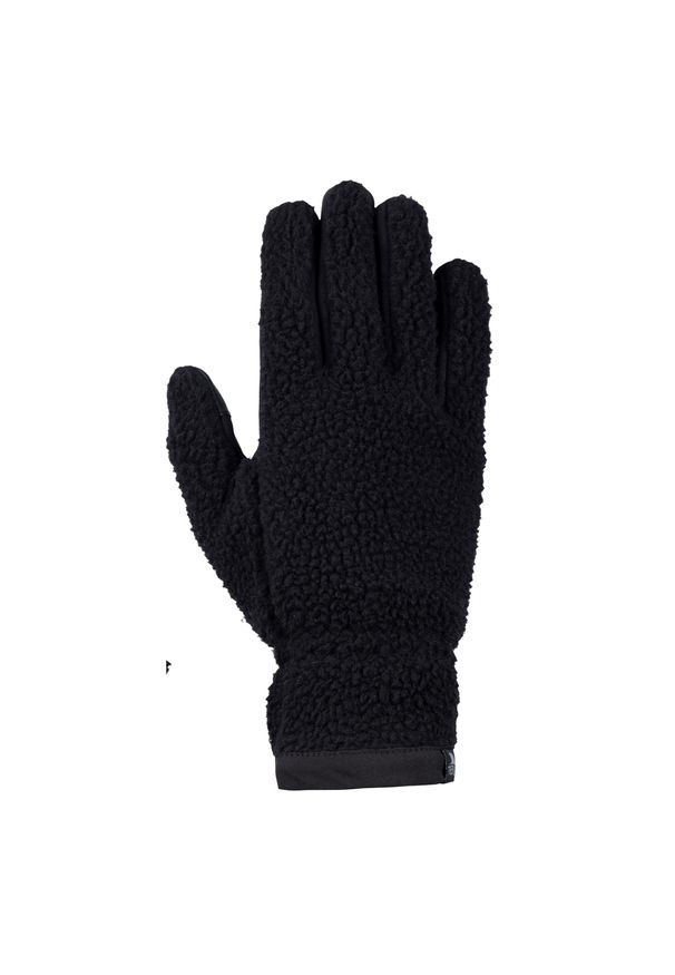 TRESPASS - Rękawiczki Unisex Dla Dorosłych Polar Sherpa Ainslee. Kolor: czarny. Materiał: polar. Sport: turystyka piesza