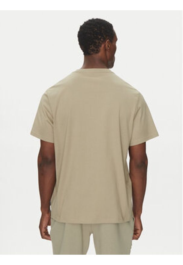 Michael Kors T-Shirt CF4529H1V2 Beżowy Regular Fit. Kolor: beżowy. Materiał: bawełna
