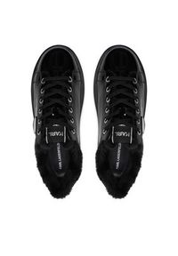 Karl Lagerfeld - KARL LAGERFELD Sneakersy KL62531S Czarny. Kolor: czarny. Materiał: lakier, skóra #3