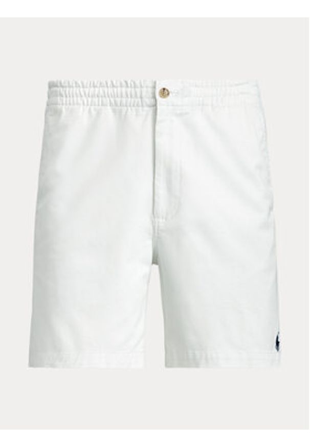 Polo Ralph Lauren Szorty materiałowe 710644995042 Biały Regular Fit. Kolor: biały. Materiał: bawełna