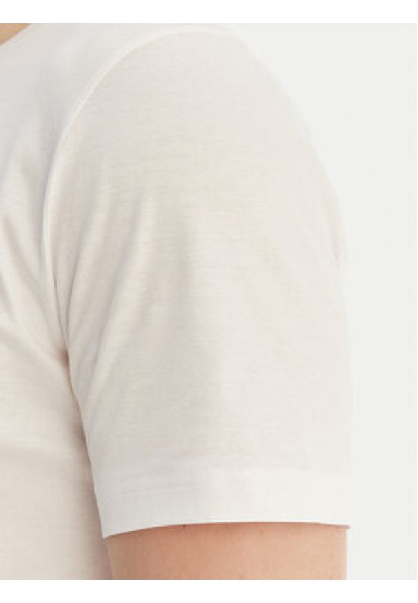 BOSS T-Shirt Spitir 70 50562696 Biały Regular Fit. Kolor: biały. Materiał: bawełna