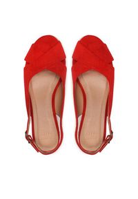 Jenny Fairy Espadryle TS5249-01 Czerwony. Kolor: czerwony. Materiał: materiał #3