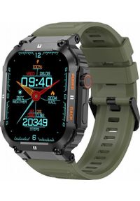 Smartwatch Gravity GT6-6 Zielony. Rodzaj zegarka: smartwatch. Kolor: zielony #1