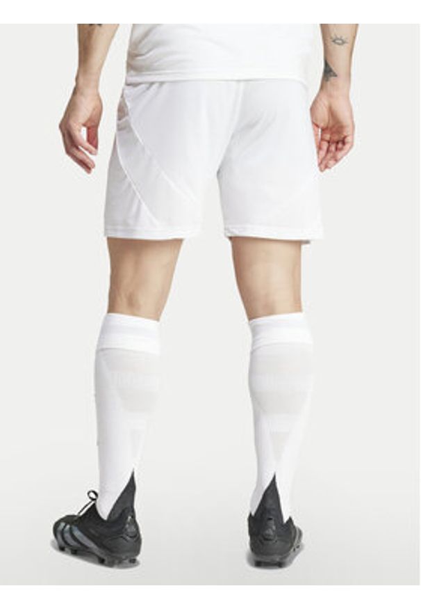 Adidas - adidas Szorty sportowe Real Madrid 24/25 Home IU5008 Biały Regular Fit. Kolor: biały. Materiał: syntetyk