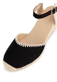 Jenny Fairy Espadryle WYL2610-1 Czarny. Kolor: czarny. Materiał: materiał #3